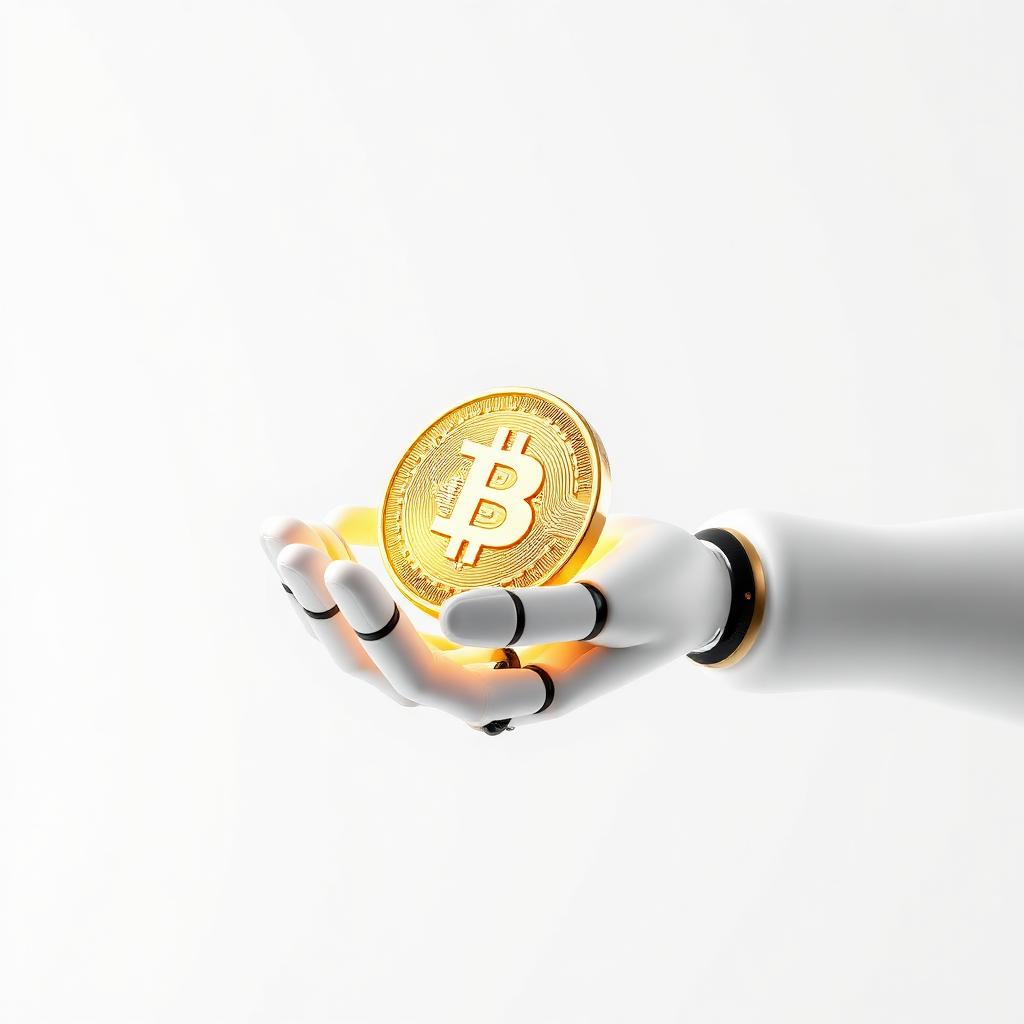 AI holding coin